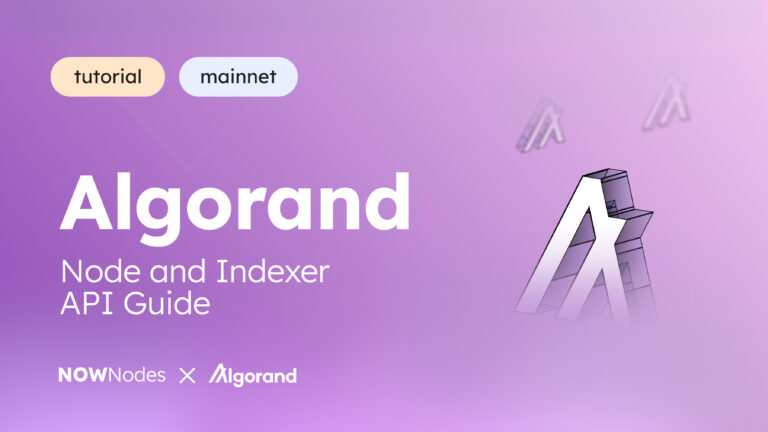 Algorand Node and Indexer API Guide