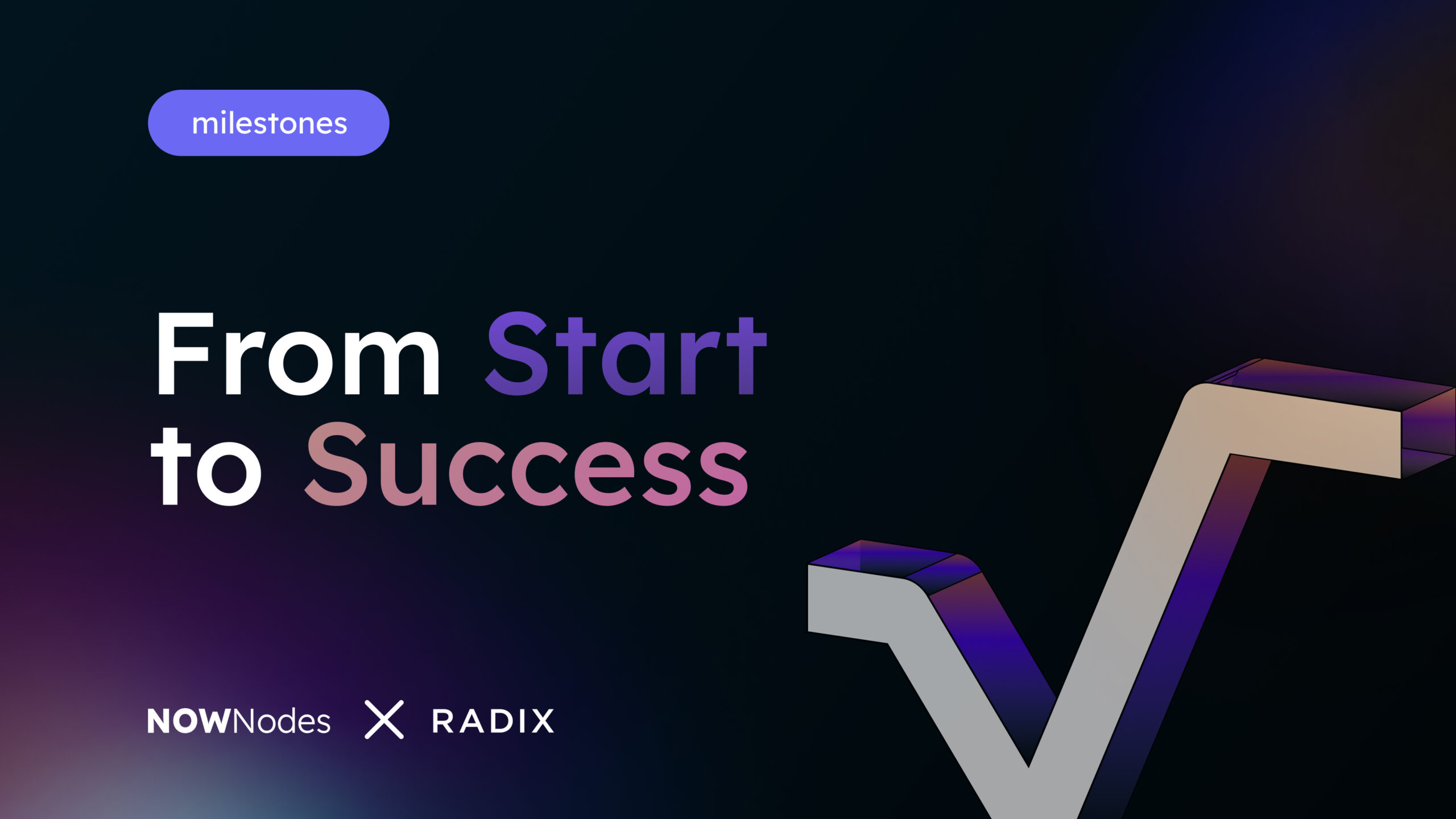 Milestones From Start to Success NOWNodes x Radix