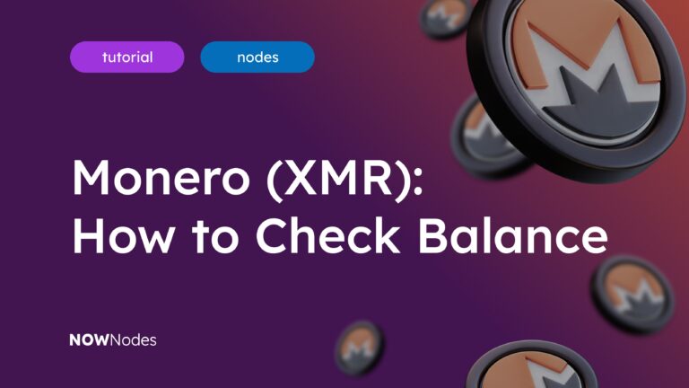 Monero check balance